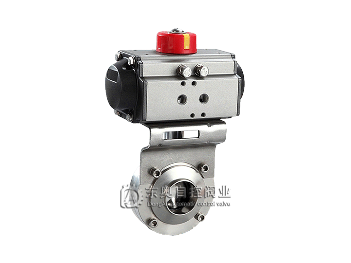 氣動衛生級焊接蝶閥