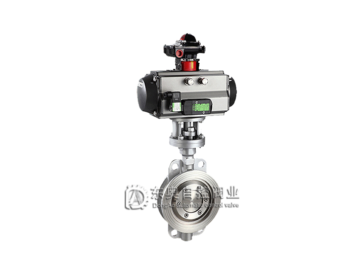 氣動對夾三偏心硬密封對夾蝶閥